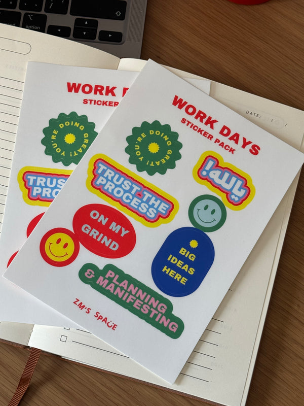 "Work Days" Sticker Pack