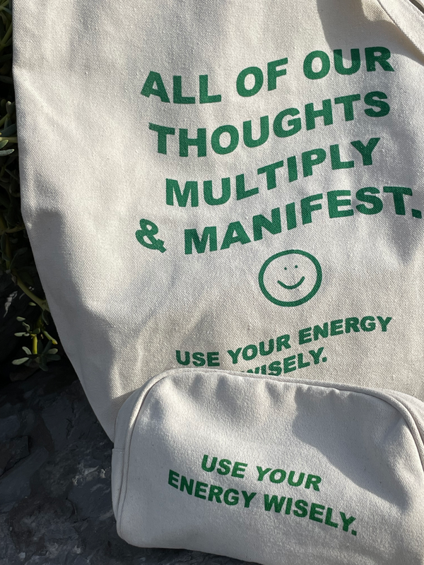 "Energy" Tote & Pouch Set